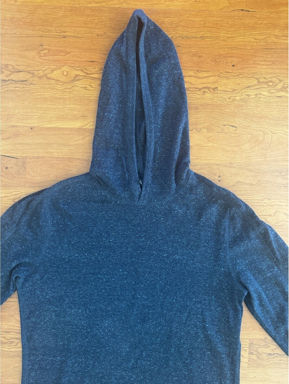 Vince Double Knit Hoodie Navy Heathered Men's Medium